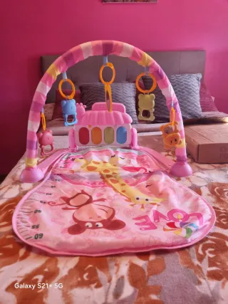 Gimnasio Piano Bebé Múltiples Juguetes