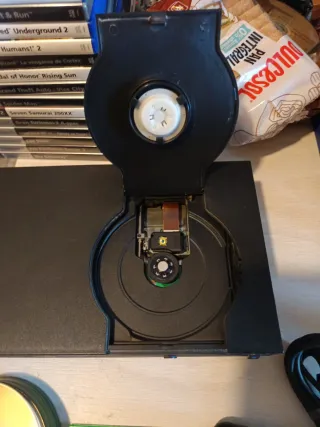 PS2 Fat Negra + Juegos