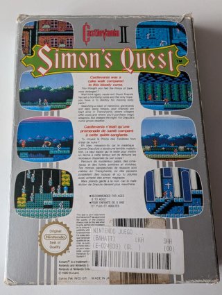 NES Castlevania II Simon's Quest FRANCIA