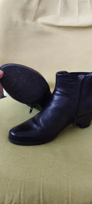 Botines Fluchos Negros Mujer