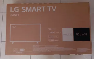 TV smart LG 32 pulgadas y con soportes a estrenar