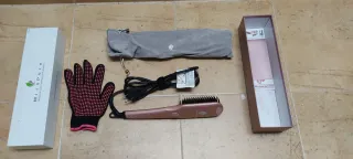 Cepillo Alisador Miropure Rosa y Negro