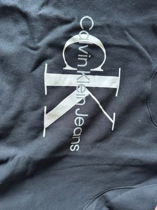 Sudadera Calvin Klein Jeans Negra