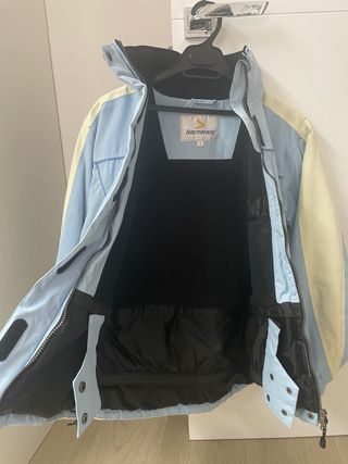 Conjunto Bumerang esquí azul y beige talla pequeño