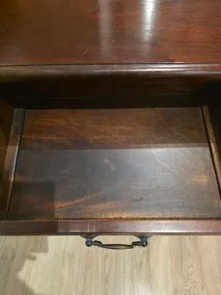 Recibidor madera con cajones