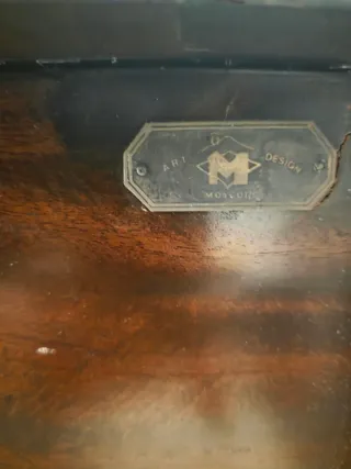 Recibidor madera con cajones