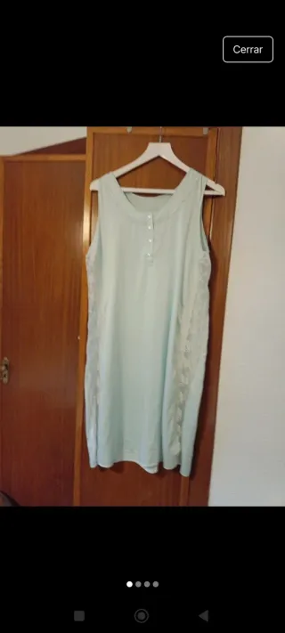 Camisón largo encaje