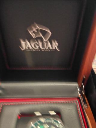 Reloj Jaguar Verde y Plateado