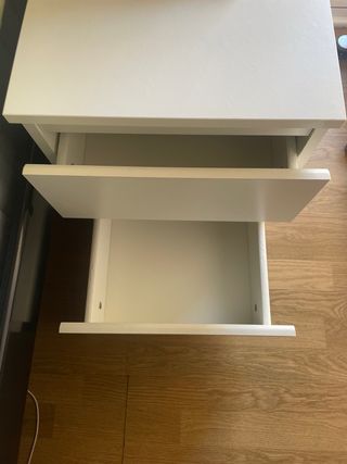 Mesita de noche KULLEN Ikea Blanca