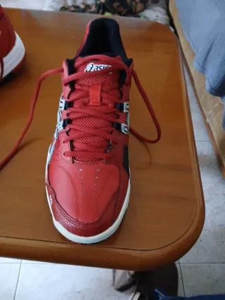 Zapatillas Asics Gel Rojas y Blancas