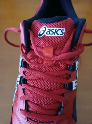 Zapatillas Asics Gel Rojas y Blancas