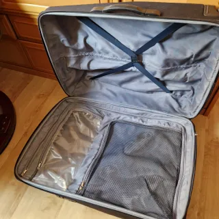 Maleta Grande Samsonite Negra/Morada