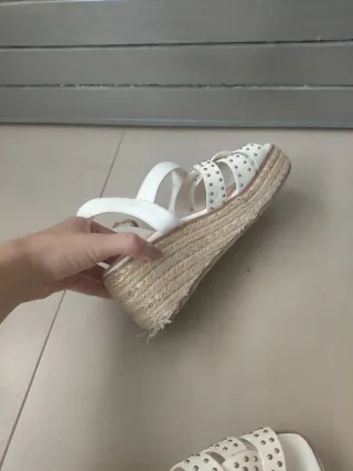 Sandalias River Island Blancas Talla 36