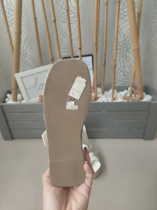 Sandalias River Island Blancas Talla 36