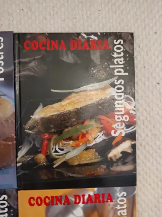 4 libros de Cocina diaria