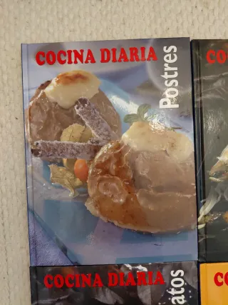 4 libros de Cocina diaria