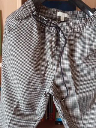Pantalón cuadros H&M Talla 42