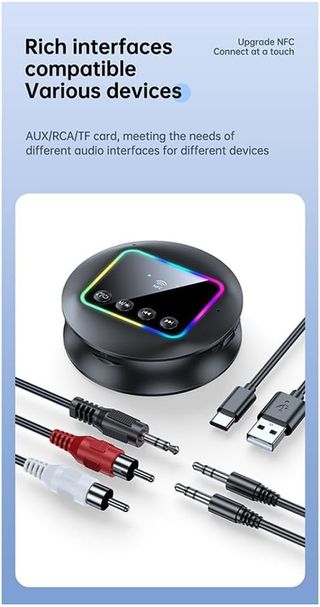 Receptor Bluetooth NFC GT77 5.4 Transmisor