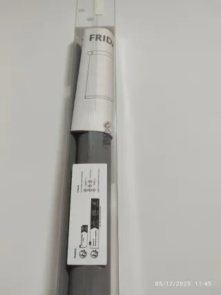 Estor opaco FRIDANS gris 180x195 cm