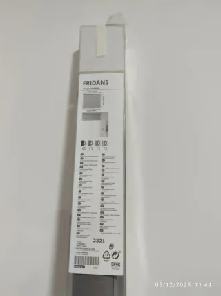 Estor opaco FRIDANS gris 180x195 cm