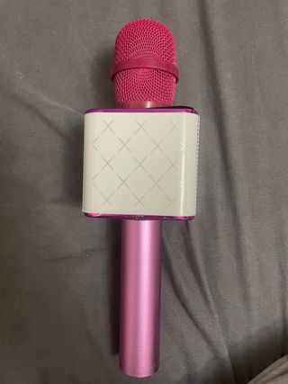 Micrófono Karaoke Bluetooth GMR M-Q7 Dorado