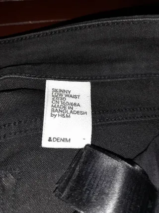 Pantalón vaquero negro,talla 28/30