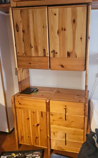 Credenza legno massiccio, in Valtournenche (AO)