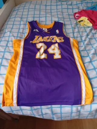 Camiseta infantil Baloncesto Lakers 24 Adidas Mora