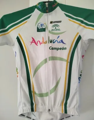Maillot Ciclismo Andalucía Campeón Talla 10