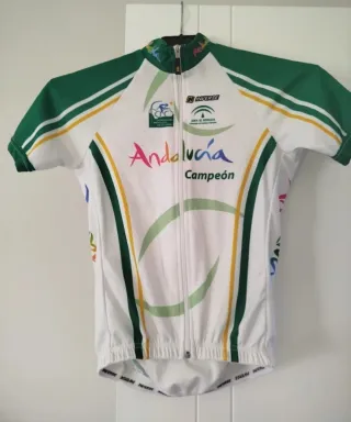Maillot Ciclismo Andalucía Campeón Talla 10