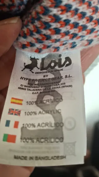 Jersey Lois perro multicolor talla L