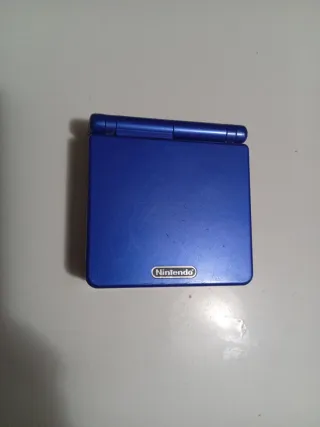 Nintendo Game Boy Advance SP Azul con cargador