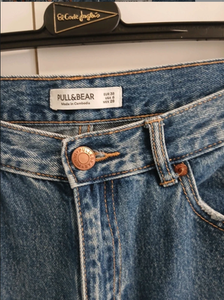 Pantalón vaquero ancho Pull&Bear Wide Leg