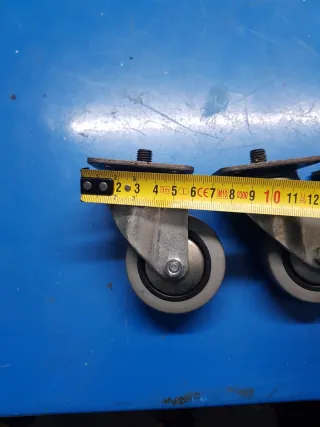 4 Ruedas de Silicona para Muebles 2 con freno