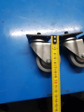 4 Ruedas de Silicona para Muebles 2 con freno