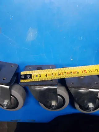 4 Ruedas de Silicona para Muebles 2 con freno