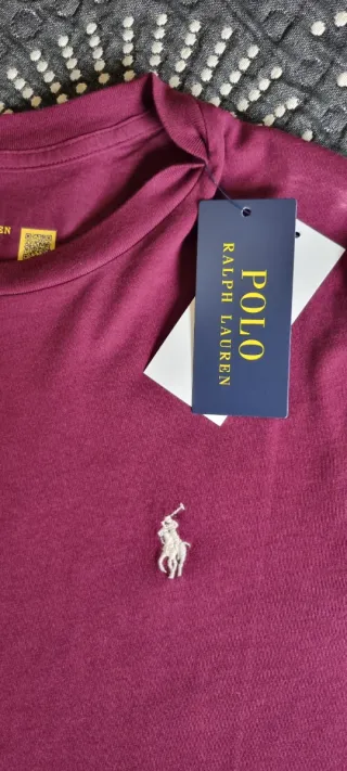 Camiseta Polo Ralph Lauren Morada Talla M