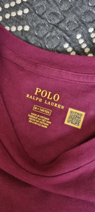 Camiseta Polo Ralph Lauren Morada Talla M