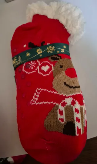 Calcetines Navideños ,lote de tres Talla Única