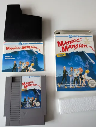 Juego Maniac Mansion NES Español Jaleco