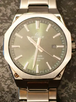 Relo Hombre Casio Edifice Esfera Verde
