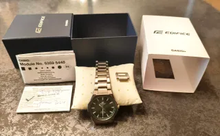Relo Hombre Casio Edifice Esfera Verde