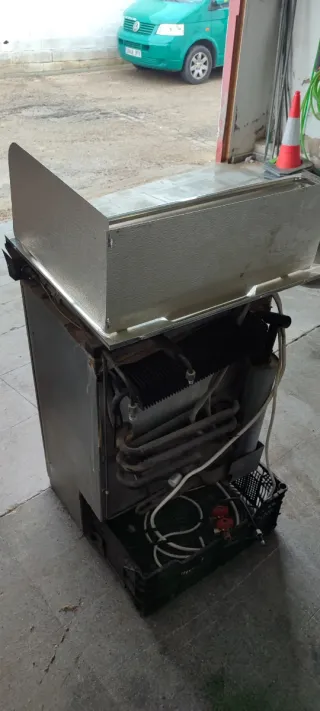 FRIGORIFICO CAMPER + COCINA Y CREGADERO