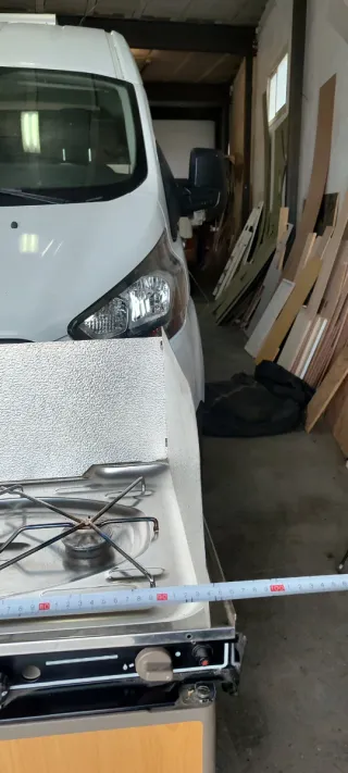 FRIGORIFICO CAMPER + COCINA Y CREGADERO