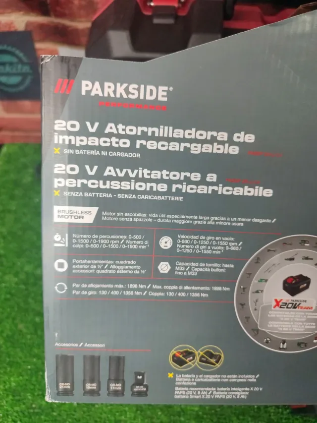 Atornillador de impacto Parkside 20V