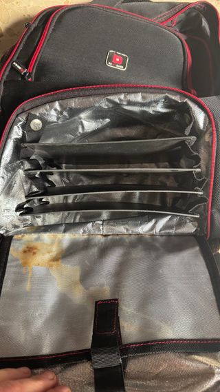 Mochila Be Fit Prozis Negra y Roja