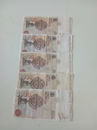 Billetes españoles antiguos