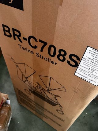 Carrito Gemelar Besrey Negro / F1