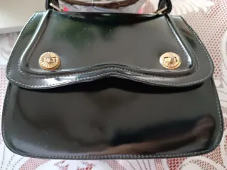 Bolso Vintage Negro Años 70