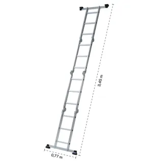 Escalera aluminio plegable